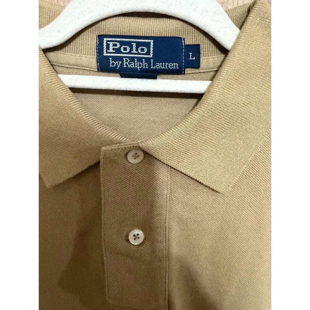 Vintage Polo By Ralph Lauren, Mariana Island, 90s Long Sleeve Shirt Brown Size L